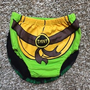 TMNT Diaper Cover with Cape